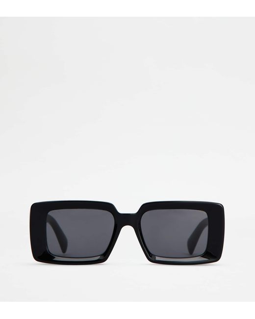 Tod's Black Eckige Sonnenbrille