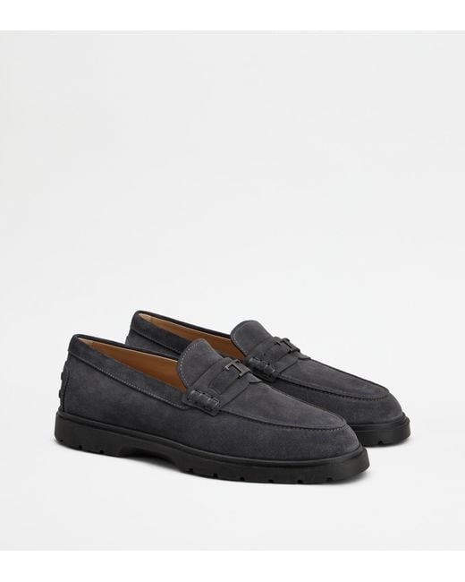 Tod's Blue Loafers for men