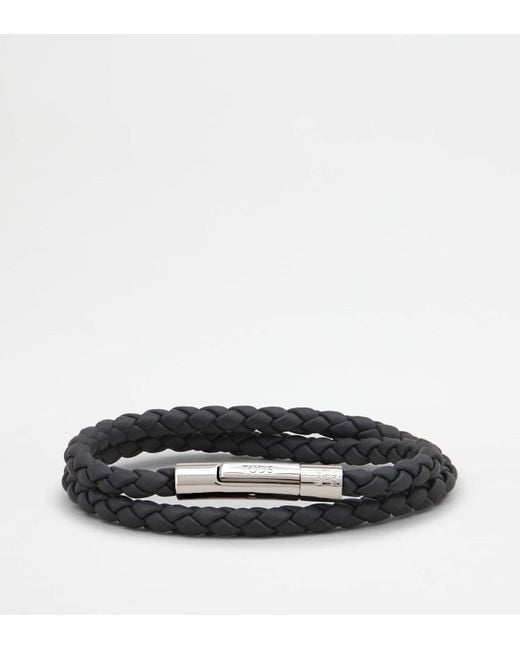 Bracelet MyColors en Cuir Tod's pour homme en coloris Black