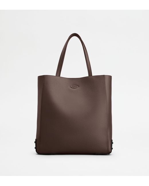 Tod's Brown Tote Shopping Bag for men