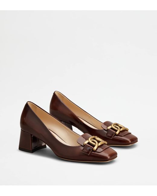 Décolleté Kate in Pelle di Tod's in Brown