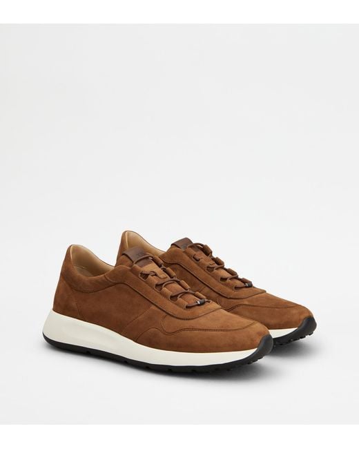 Tod's Brown Dot Sneakers for men