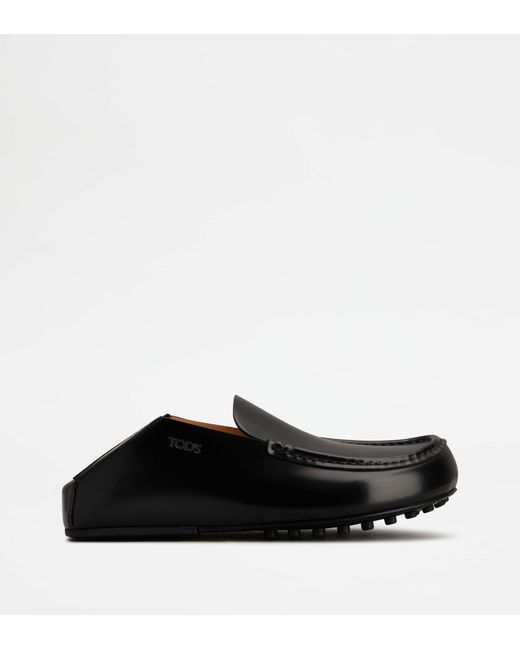 Tod's Black Slipper Loafers for men