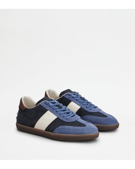 Tod's Blue Tabs Sneakers for men