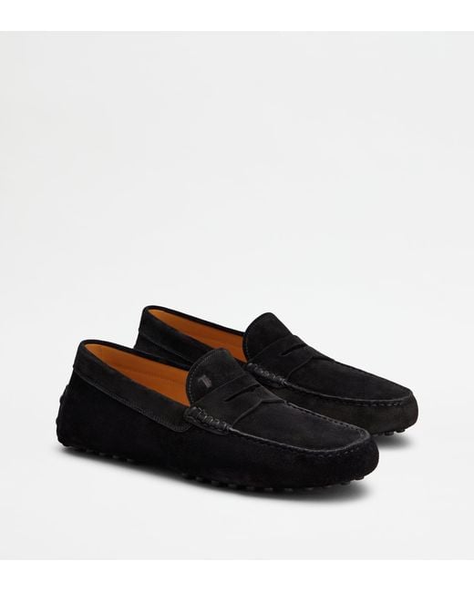 Tod's Black Gommino Loafers for men
