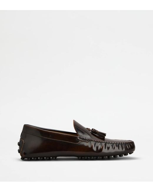 Tod's Black Gommino Loafers for men