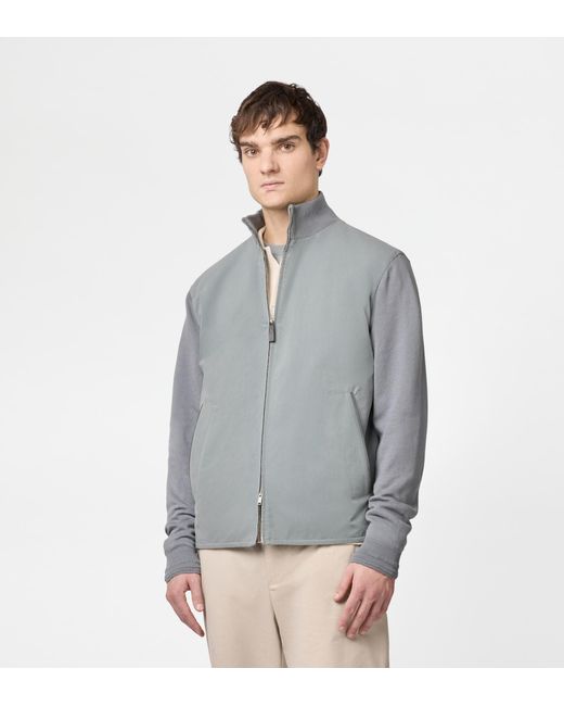 Tod's Gray Bomber Jacket for men