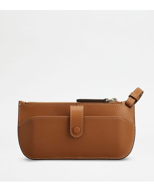 Tod's Brown Glasses Case for men