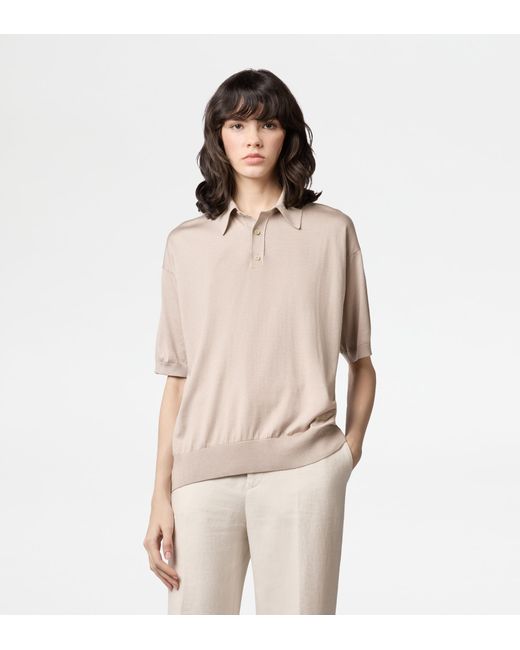 Tod's Natural Polo Shirt