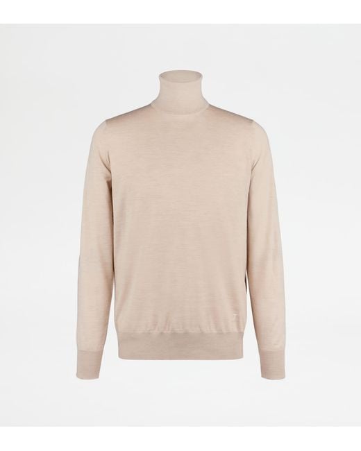 Tod's Natural Turtleneck for men