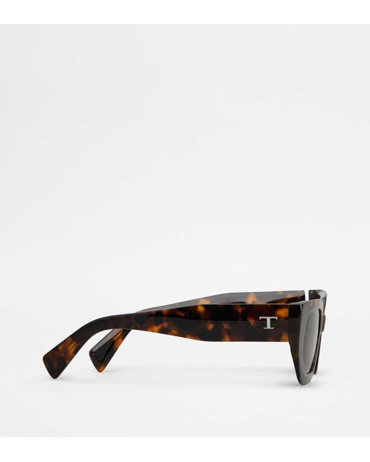 Tod's Black Geometric Sunglasses