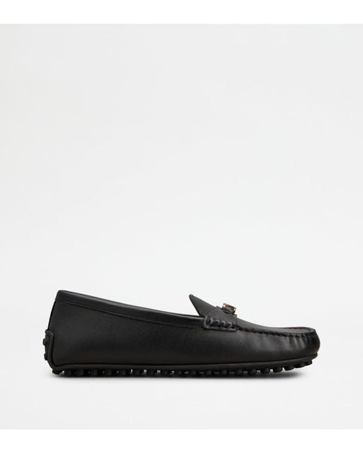 Tod's Black City Gommino Loafers