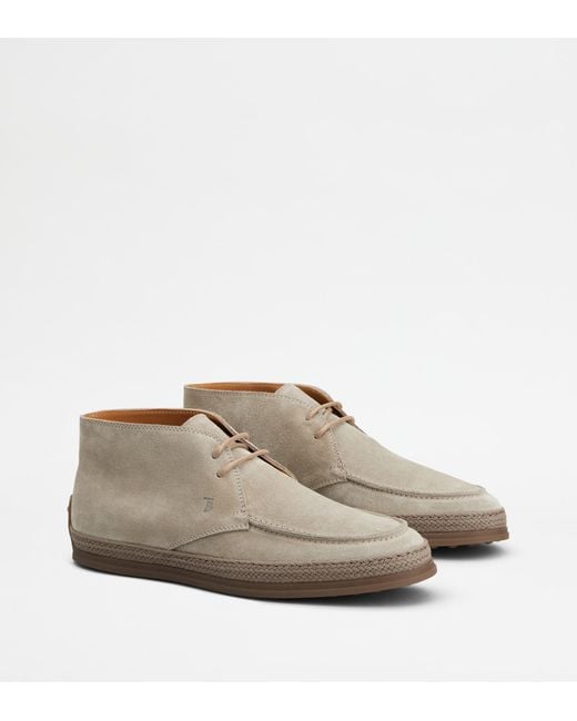 Tod's Natural Desert Boots for men