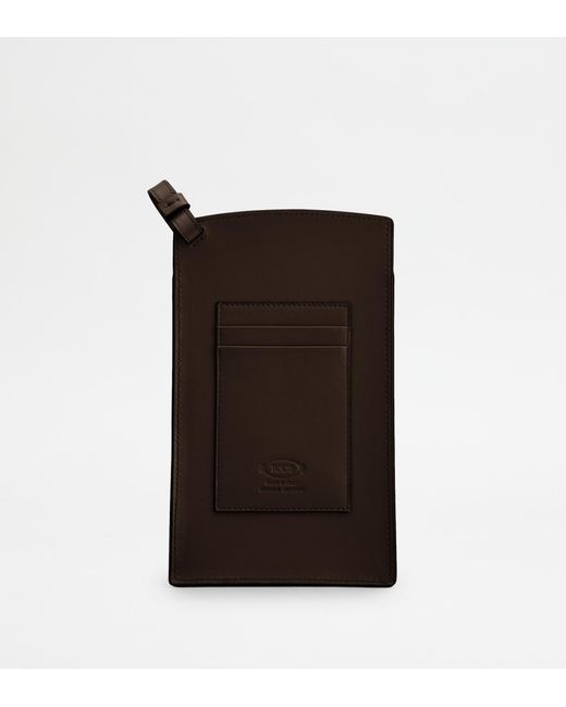 Tod's Handy-Etui Aus Leder Medium in Brown für Herren