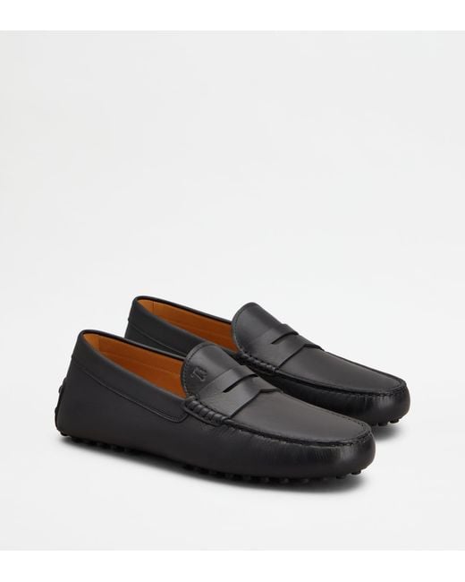 Tod's Black Gommino Loafers for men