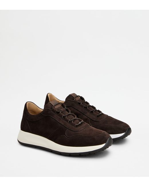 Tod's Brown Dot Sneakers for men