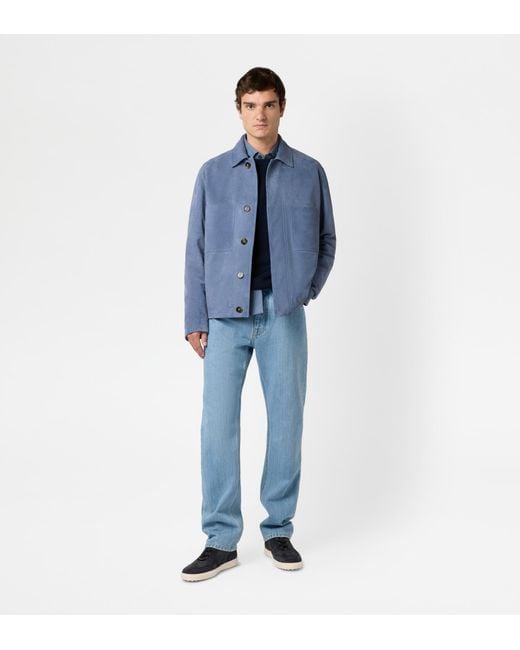 Tod's Blue 5 Pocket Jeans for men