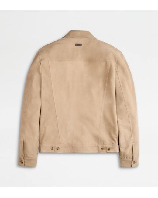 Tod's Natural Pashmy Trucker Jacket for men