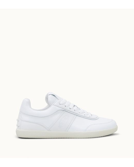 tod's tabs sneakers in leather