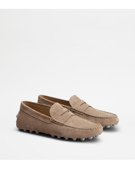 Mocassino Gommino Bubble di Tod's in Natural da Uomo