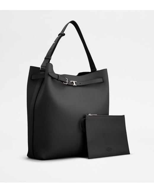 Tod's Black Hobo Bag for men