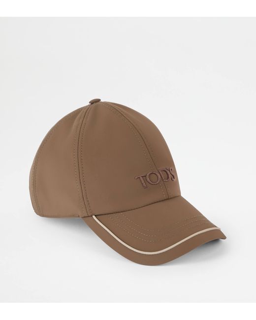 Cappello Con Visiera di Tod's in Brown da Uomo