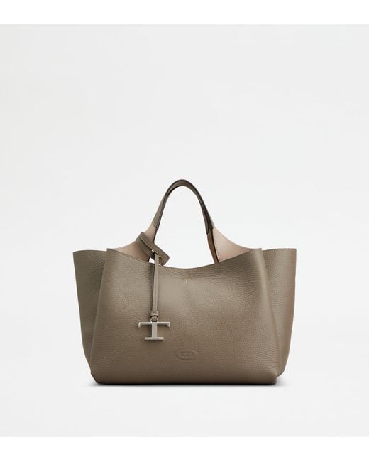 Sac en Cuir Mini Tod's en coloris White