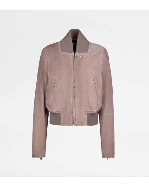 Tod's Brown Bomber Jacket