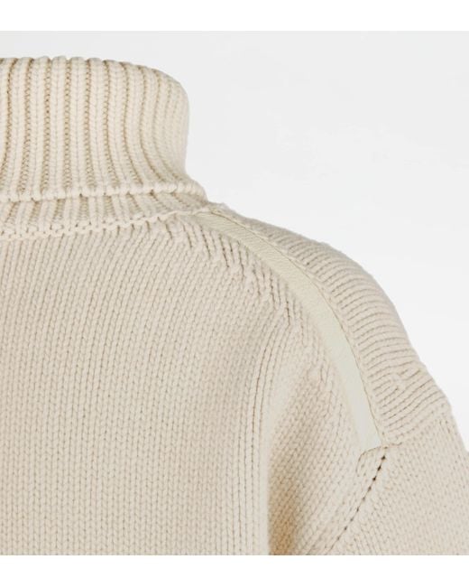 Tod's Natural Turtleneck