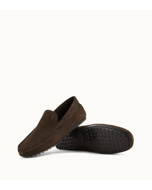 gommino driving shoes in suede