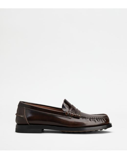 Tod's Black Loafers