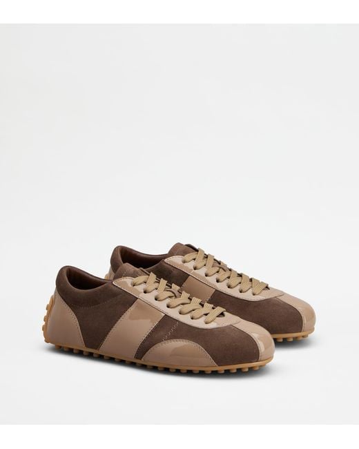 Tod's Brown T-Marathon Sneakers