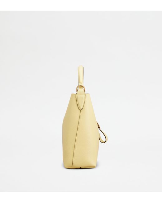 Tod's Metallic T Timeless Bucket Bag