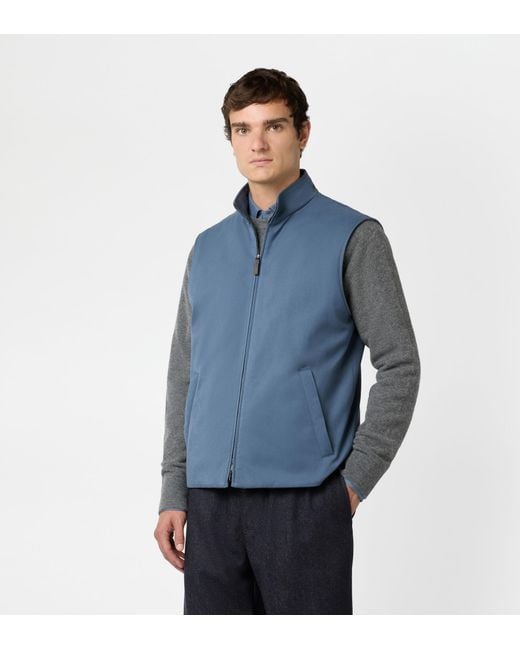 Tod's Blue Gilet for men