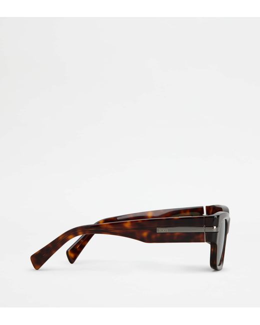 Tod's Green Rectangular Sunglasses for men