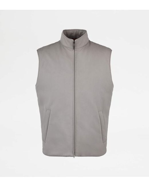 Tod's Gray Gilet for men