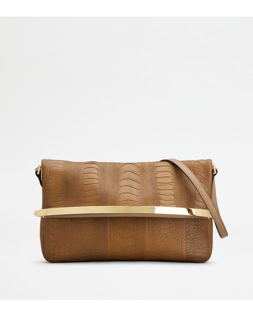 Bag Flap di Tod's in Brown