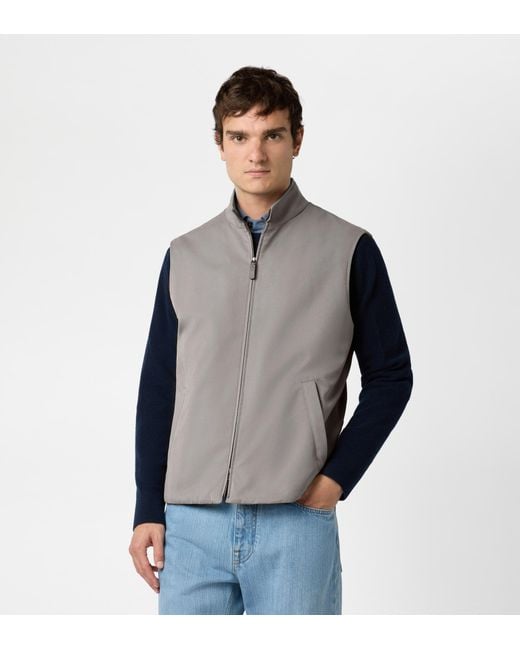 Tod's Gray Gilet for men