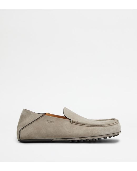 Tod's White Slipper Loafers for men