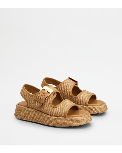 Tod's Natural Sandals