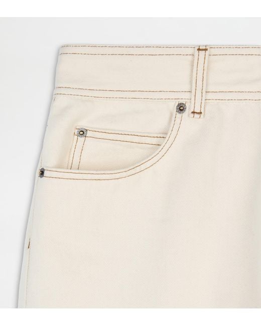 Tod's Natural 5 Pocket Jeans for men