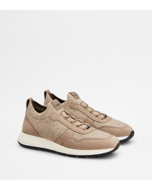 Tod's Natural Dot Sneakers for men