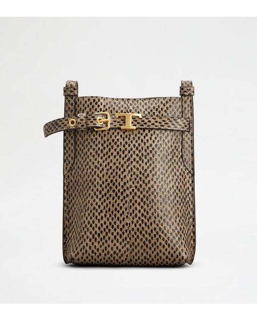 Tod's Metallic Phone Holder