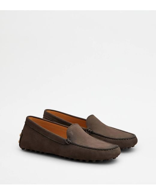 Tod's Brown Gommino Loafers
