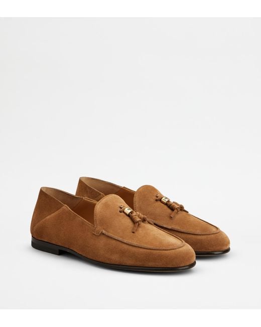 Tod's Brown Mule Loafers
