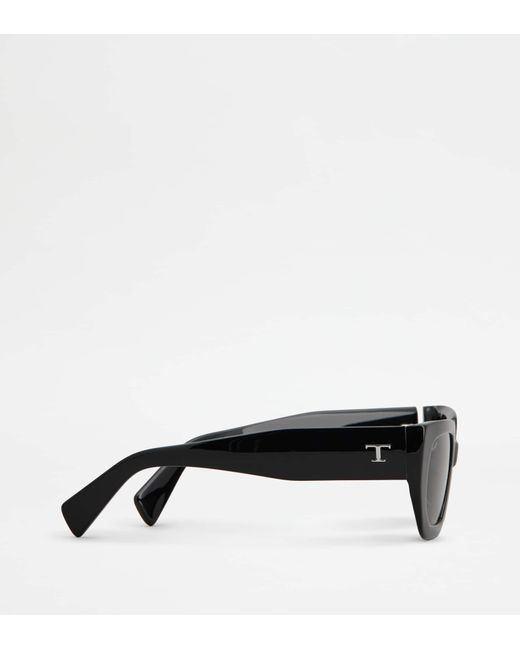 Tod's Black Geometric Sunglasses