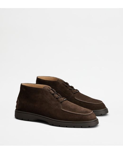 Tod's Brown Desert Boots for men
