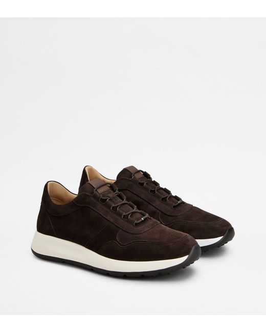 Tod's Brown Dot Sneakers for men