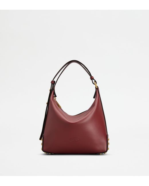 Tod's Red Metal Dots Mini Bag