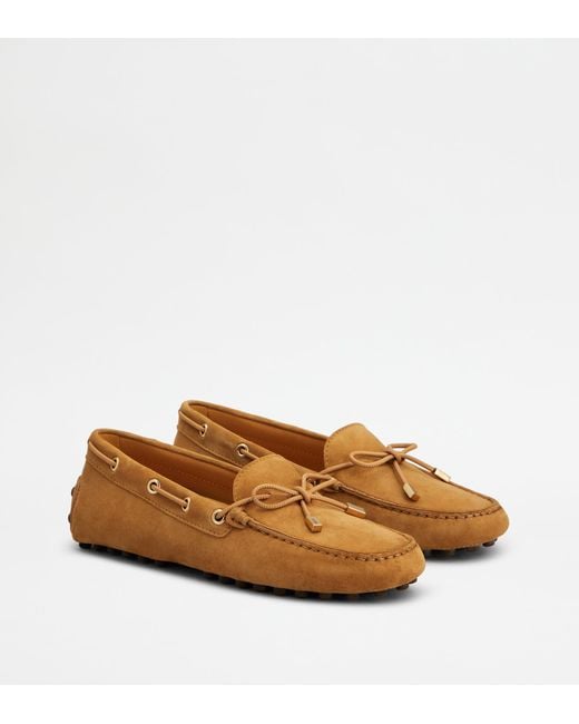 Tod's Brown Gommino Loafers